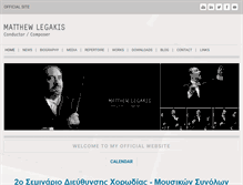Tablet Screenshot of mlegakis.com